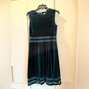 Calvin Klein Velvet Dress M/L